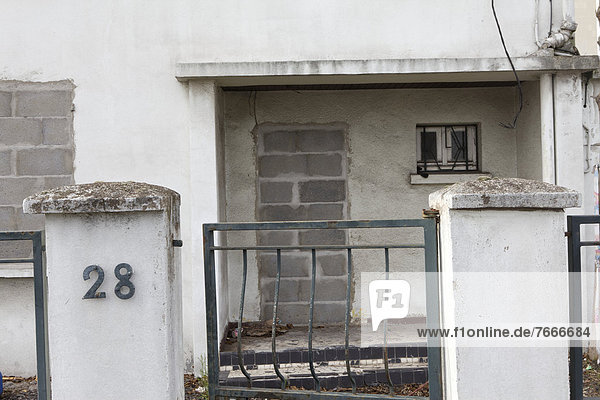 Frankreich Europa Fenster Tür Sperre Auvergne