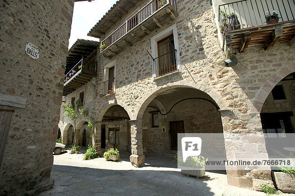 Europa Gasse Dorf Katalonien Spanien
