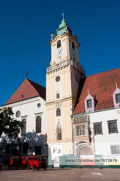 Bratislava Hauptstadt Stadtplatz Slowakei