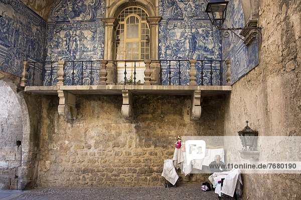 Mittelalter  Europa  Wand  Stadt  verkaufen  sticken  alt  Portugal