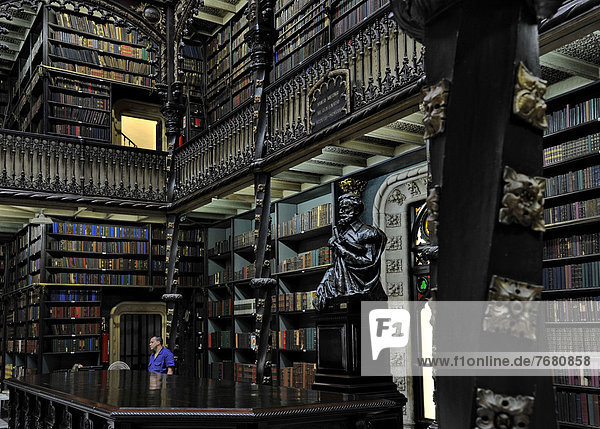 Brazil  Rio de Janeiro  the old library: Real Gabinete Portugues da Leitura                                                                                                                             