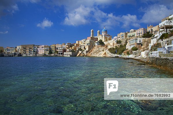 Ermoupoli (Khora)  Syros Island  Cyclades  Greek Islands  Greece  Europe