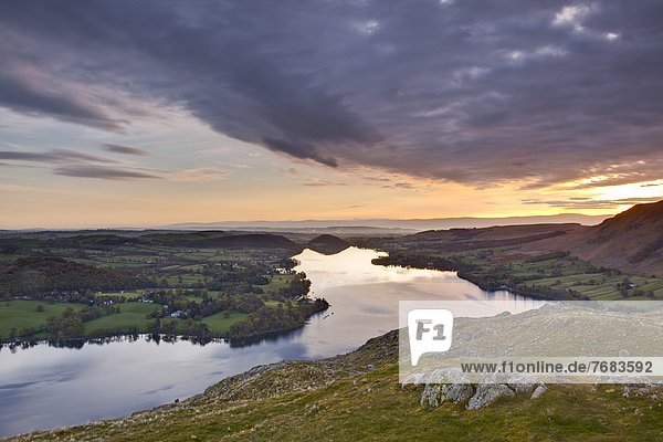 Europa Großbritannien See Cumbria Ortsteil England