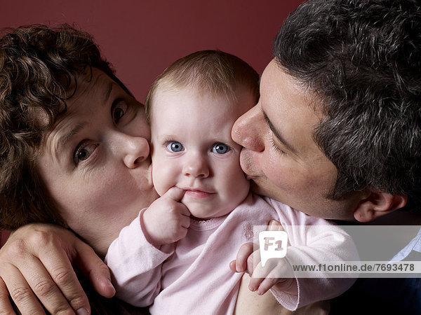 küssen  Menschliche Eltern