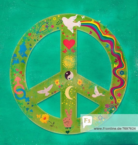 Illustrative image of peace symbol