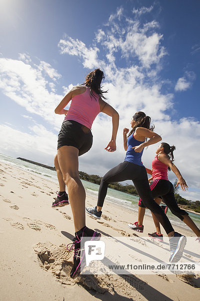 Four Women Running  Gold Coast Queensland Australia