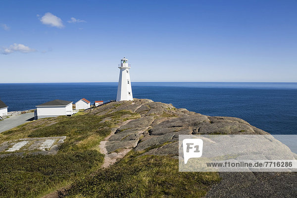 Cape spear lighthouse on the avalon peninsula  newfoundland canada