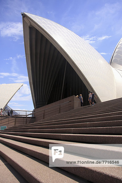 Opernhaus Oper Opern Außenaufnahme Sydney