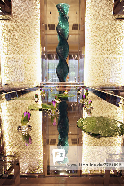 Interior Of Luxury Restaurant  Hong Kong  China