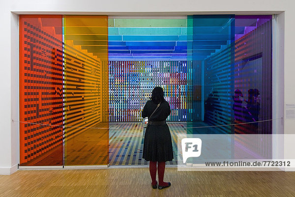 Paris  Hauptstadt  Frankreich  Frau  sehen  Kunst  Centre Pompidou  Installation