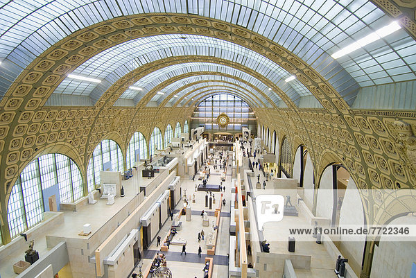 The Main Hall Of The Musee D'orsay  Paris  France