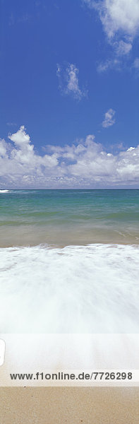 Wasserrand  Panorama  Wasser  Wolke  Himmel  Ozean  Küste  Aktion  blau  türkis  Pause