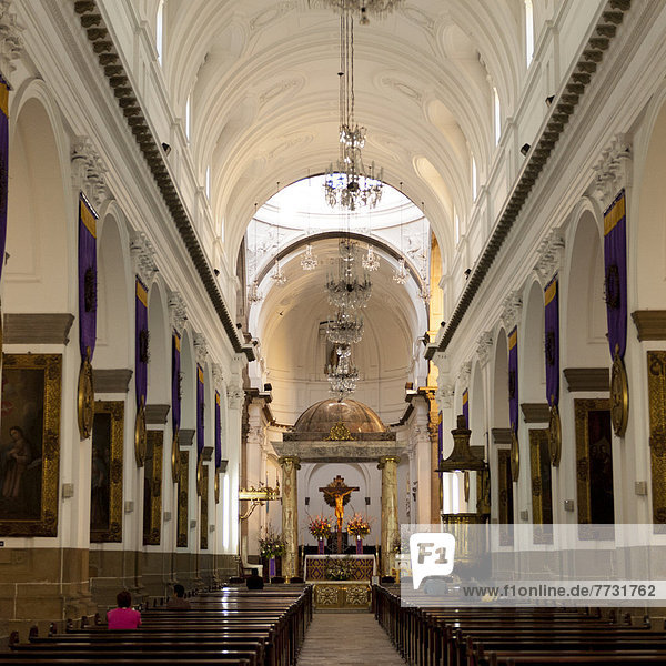 Großstadt Kathedrale Guatemala Innenansicht