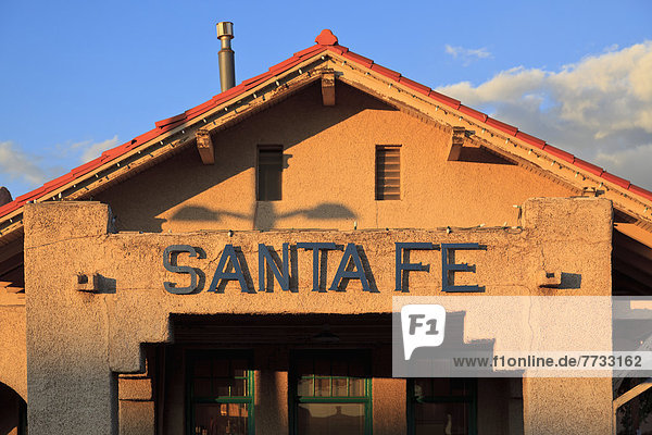 USA  New Mexico  Santa Fe train station  Santa Fe