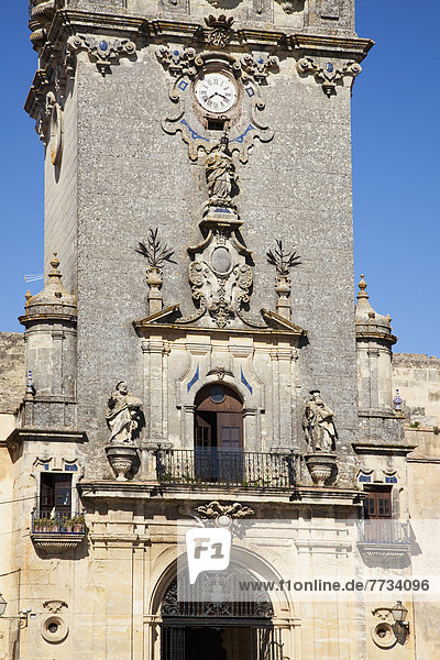 Himmel Uhr blau Andalusien Arcos de la Frontera Spanien