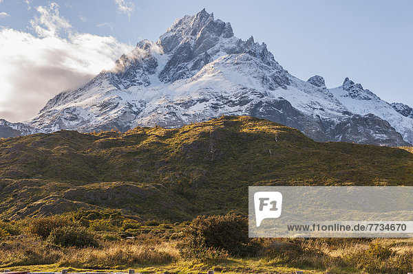 Paine Grande A Mountain In Torres Del Paine National Park  Patagonia Chile