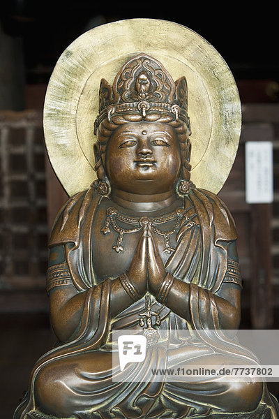 A buddha statue at teapot lane Kyoto japan