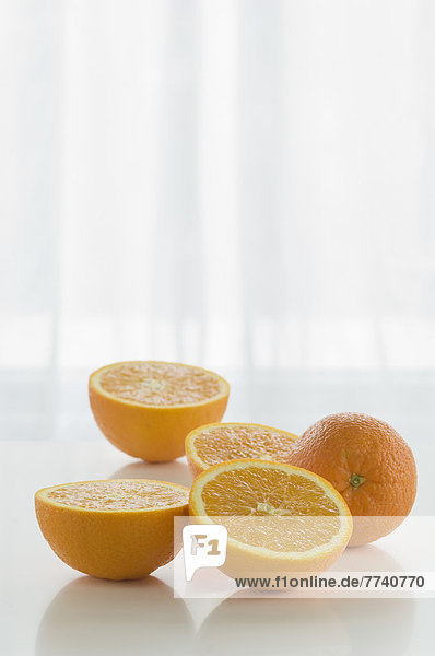 Frische Orangen  Nahaufnahme