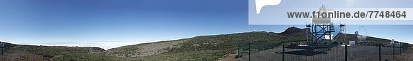 MAGIC-Teleskope auf dem Roque de los Muchachos  La Palma  Kanaren  Spanien