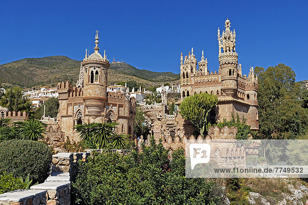 Castillo Colomares  Benalmádena  Andalusien  Spanien