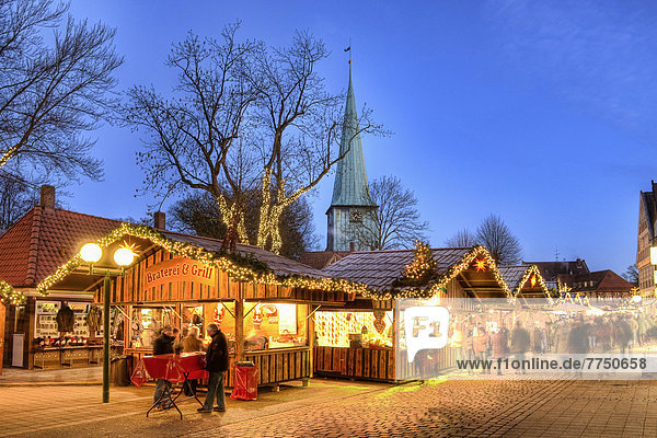 Christmas market in Alten Holstenstrasse