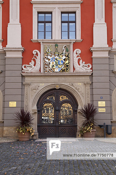 Eingangsportal zum Standesamt  historisches Rathaus