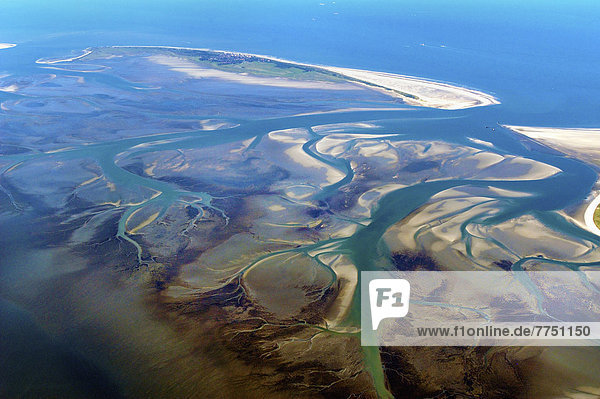Aerial view  Wangerooge island