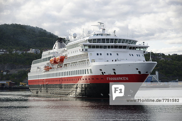 MS Finnmarken cruise ship  in the port