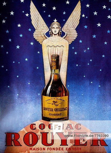 Publicity for ´ Cognac Rouyer´  1951  France