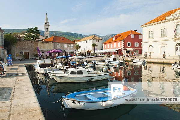 Jelsa Harbour  Hvar Island  Dalmatian Coast  Adriatic  Croatia  Europe