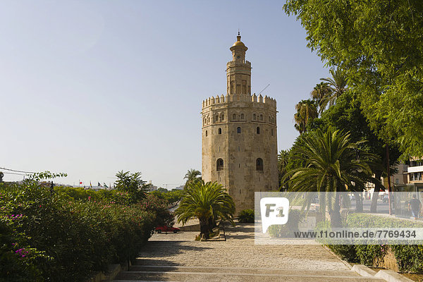 Torre del Oro oder Goldturm  zwölfseitiger militärischer Wachturm