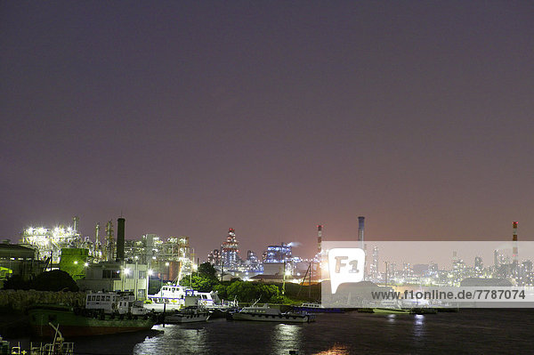 Night view in Kawasaki