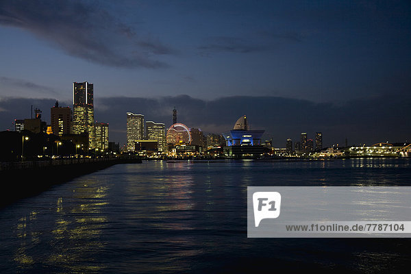 Night view in Yokohama
