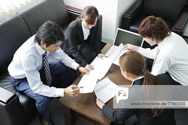 Business people having a meeting