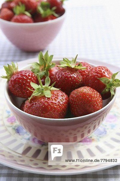 Frische Erdbeeren in einer Schale