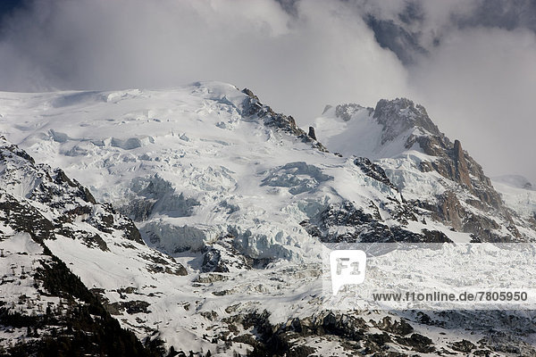 Mont Blanc du Tacul  Mont Maudit  Mont-Blanc-Massiv