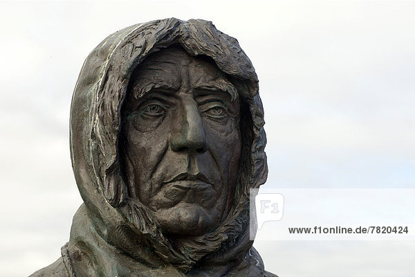 Büste des norwegischen Polarforschers Roald Amundsen