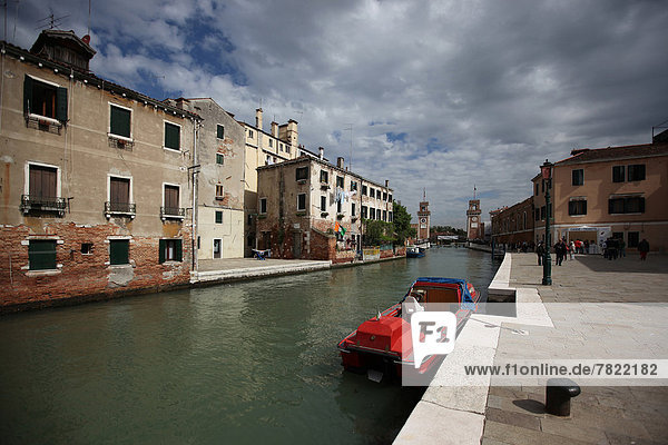 Italy  Veneto  Venice  the Arsenale                                                                                                                                                                 