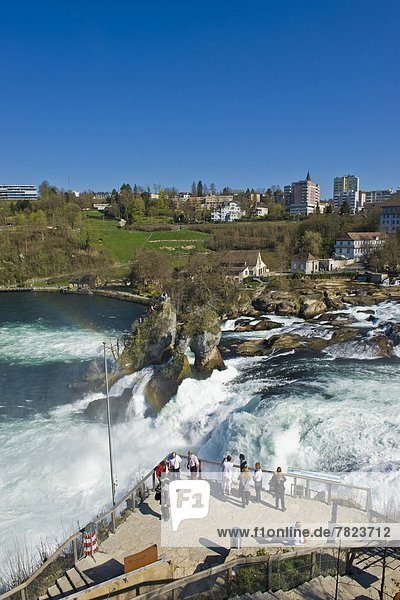 Waterfalls of Shaffahusen  Switzerland                                                                                                                                                              