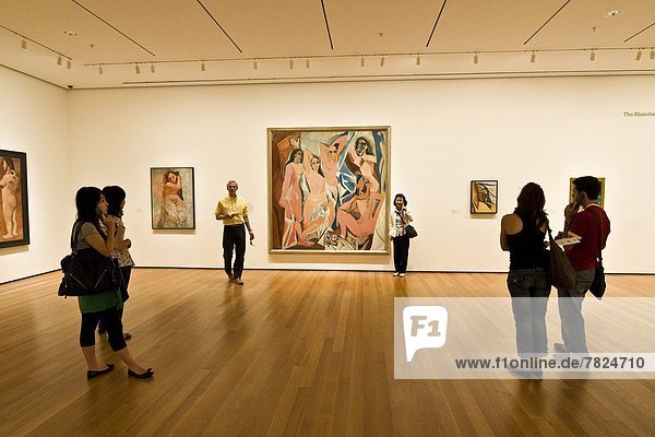 Les Demoiselles dAvignon by Pablo Picasso  1907  MOMA Museum of Modern Art  Manhattan (New York  United States of America)                                                                         