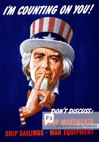 World War II  Second World War  world war  war  poster  Propagana  propaganda poster  USA  American  information  news  message  betrayal  danger  threat  silence  spy  Uncle Sam  finger  mouth  close  1943
