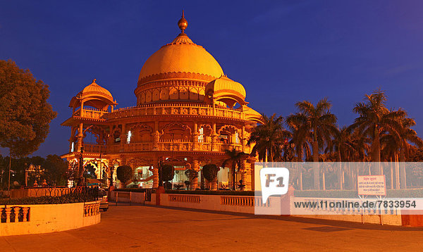 Vertrauen Religion Delhi Hauptstadt Asien Blaue Stunde Gott Indien