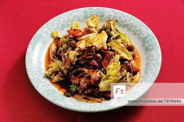 Gemüse  Worcestershiresauce  Gewürz  Fleisch