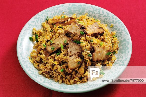 Reis  Reiskorn  fettgebraten