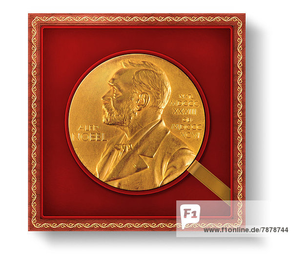 Nobelpreis  Alfred Nobel  Auszeichnung  Ehre  Ehrung  Goldmünze