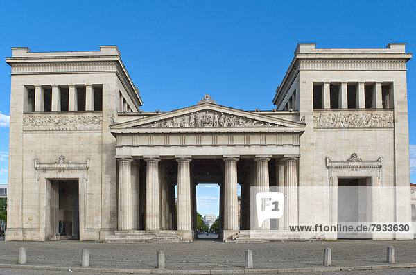 Propylaea city gate on Koenigsplatz square