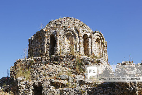 Ruine einer byzantinischen Kirche in Zitadelle