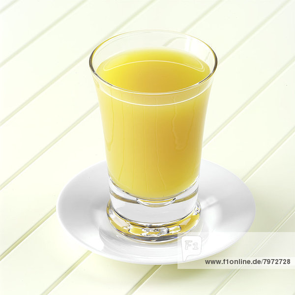 Glas Saft Mango