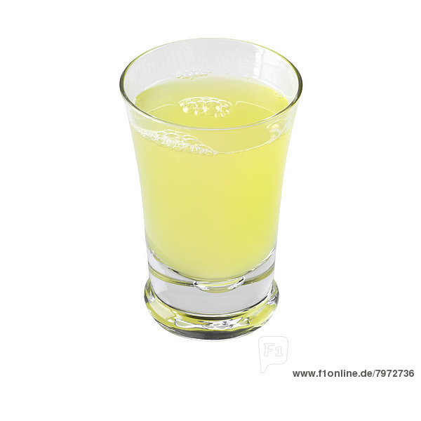 Glas Saft Ananas