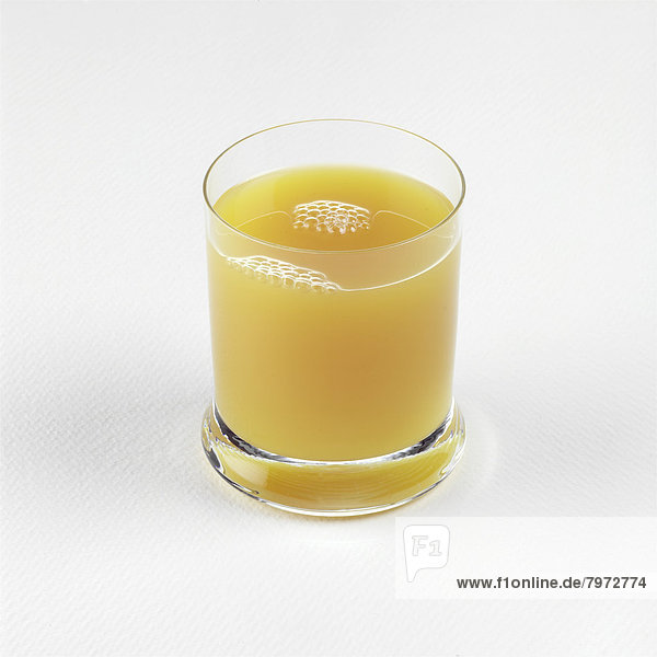 Glas Saft Mango